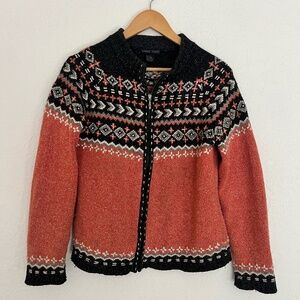 Nomadic Traders, Alpine Preppy Sweater, M, SILK, ANGORA